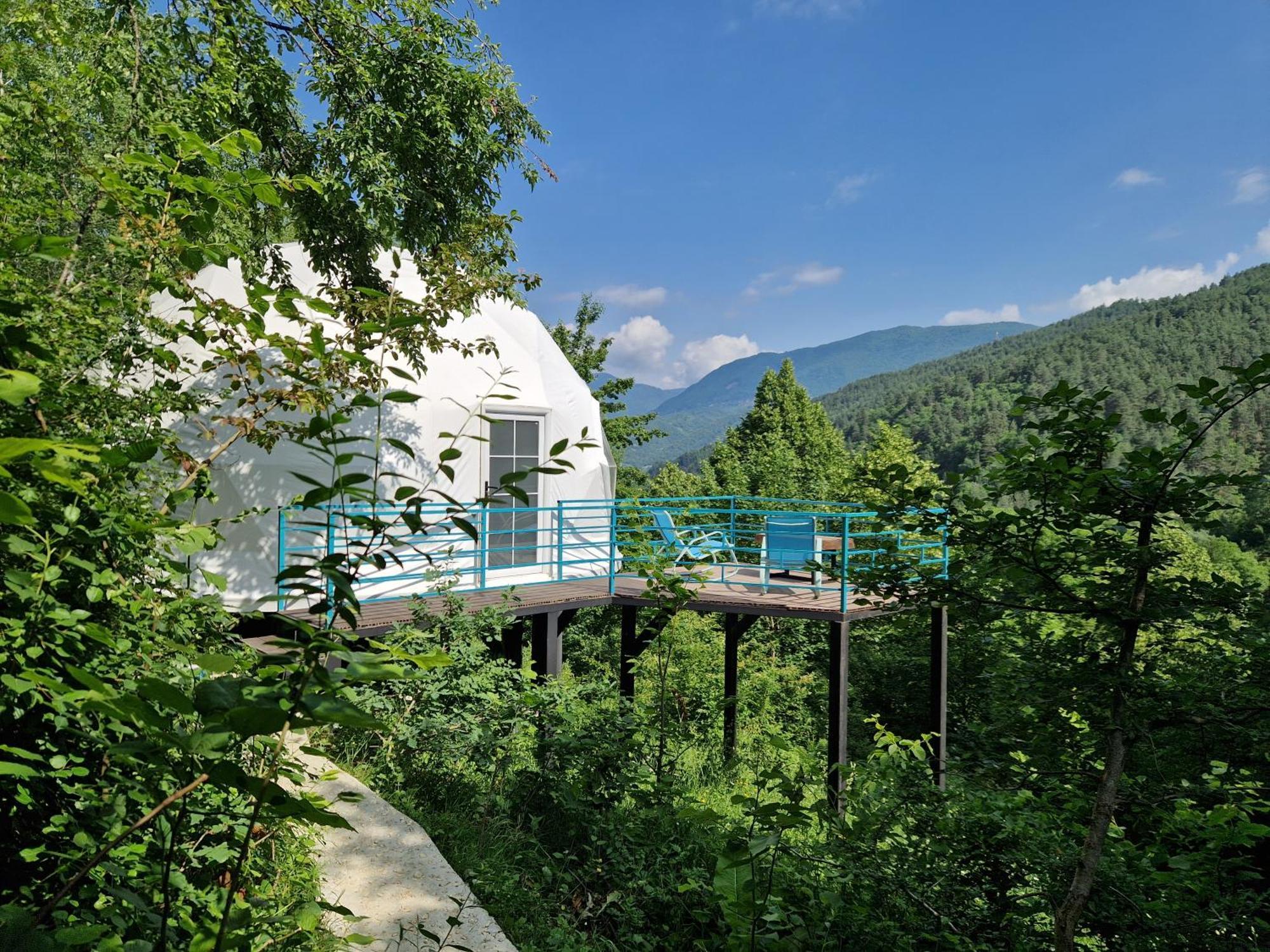 Glamping Georgia Krikhi Otel Ambrolauri Dış mekan fotoğraf