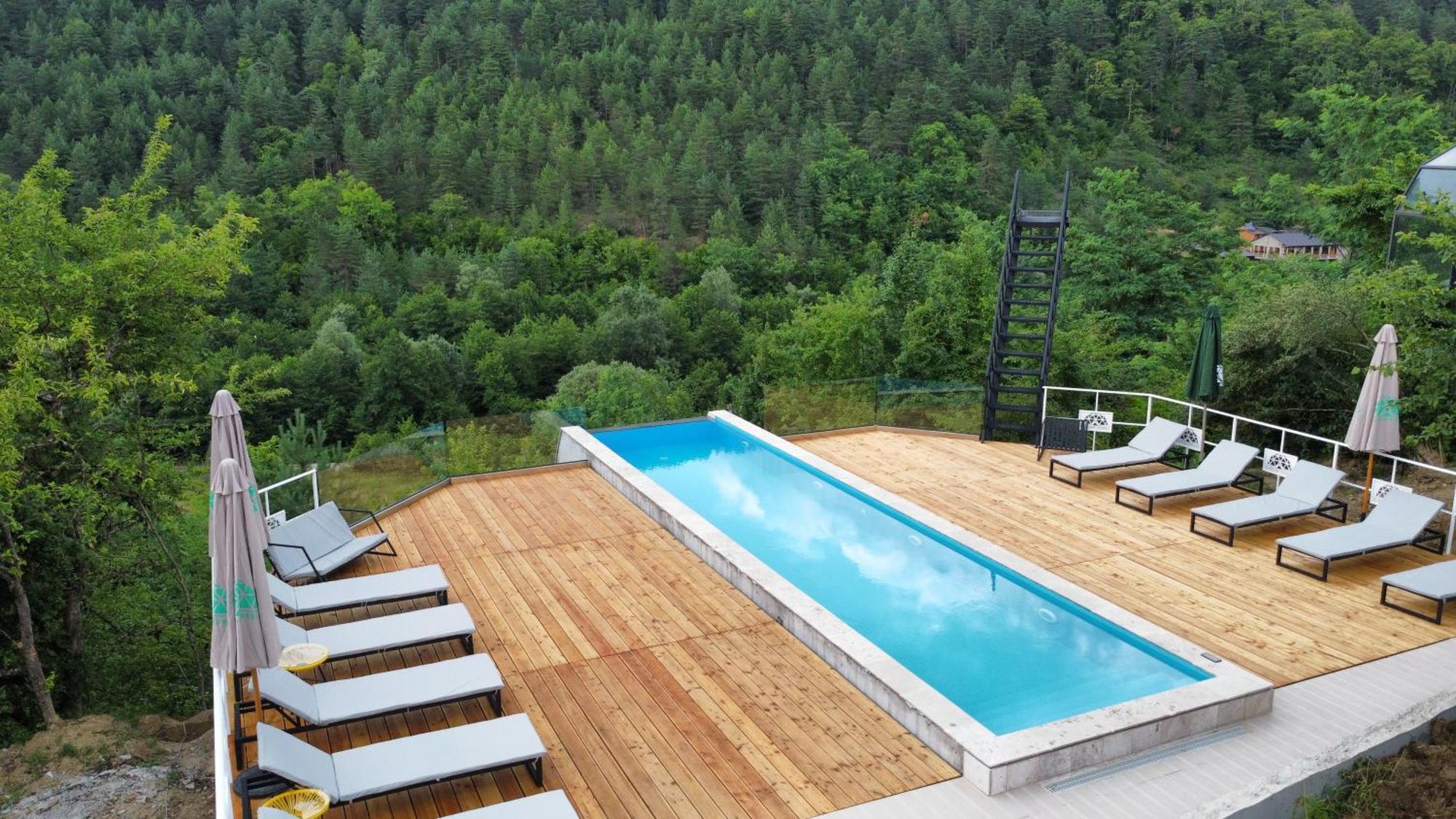 Glamping Georgia Krikhi Otel Ambrolauri Dış mekan fotoğraf