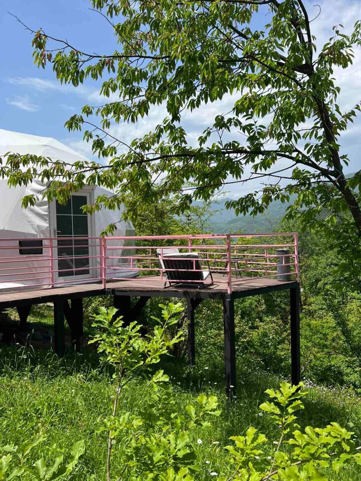 Glamping Georgia Krikhi Otel Ambrolauri Dış mekan fotoğraf